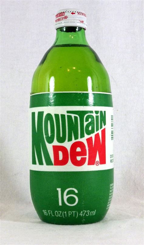 Sun & Moon. . Vintage mountain dew bottle
